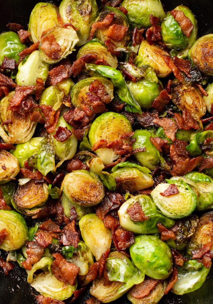 Delicious Sautéed Brussels Sprouts with Bacon and Onions Recipe Delicious Sautéed Brussels Sprouts with Bacon and Onions Recipe